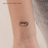 Pain Au Chocolat Temporary Tattoo (Set of 3)