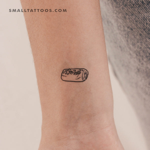 Pain Au Chocolat Temporary Tattoo (Set of 3)