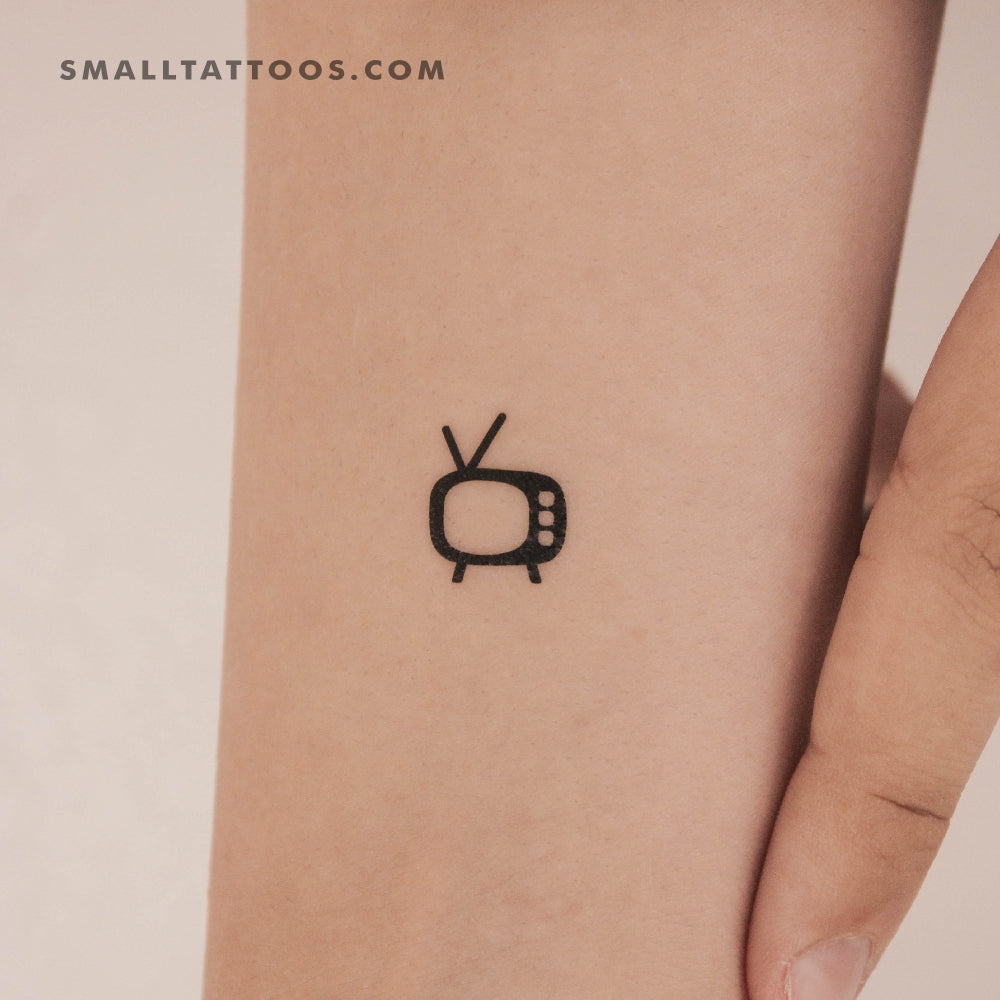 Tatuaje temporal de TV (juego de 3)