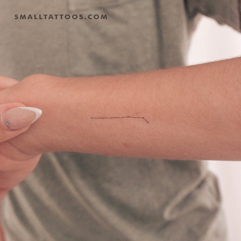 Small Aries Constellation Temporary Tattoo (Set of 3)