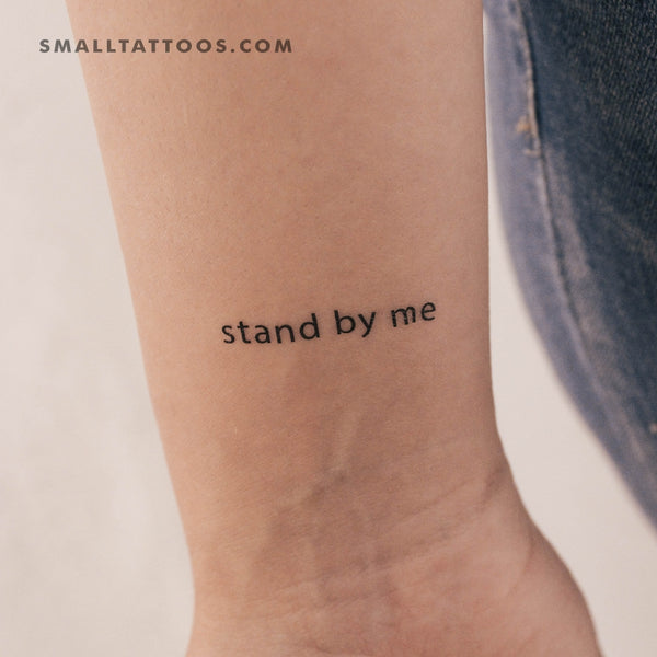 Stand by Me Temporary Tattoo (Set of 3)