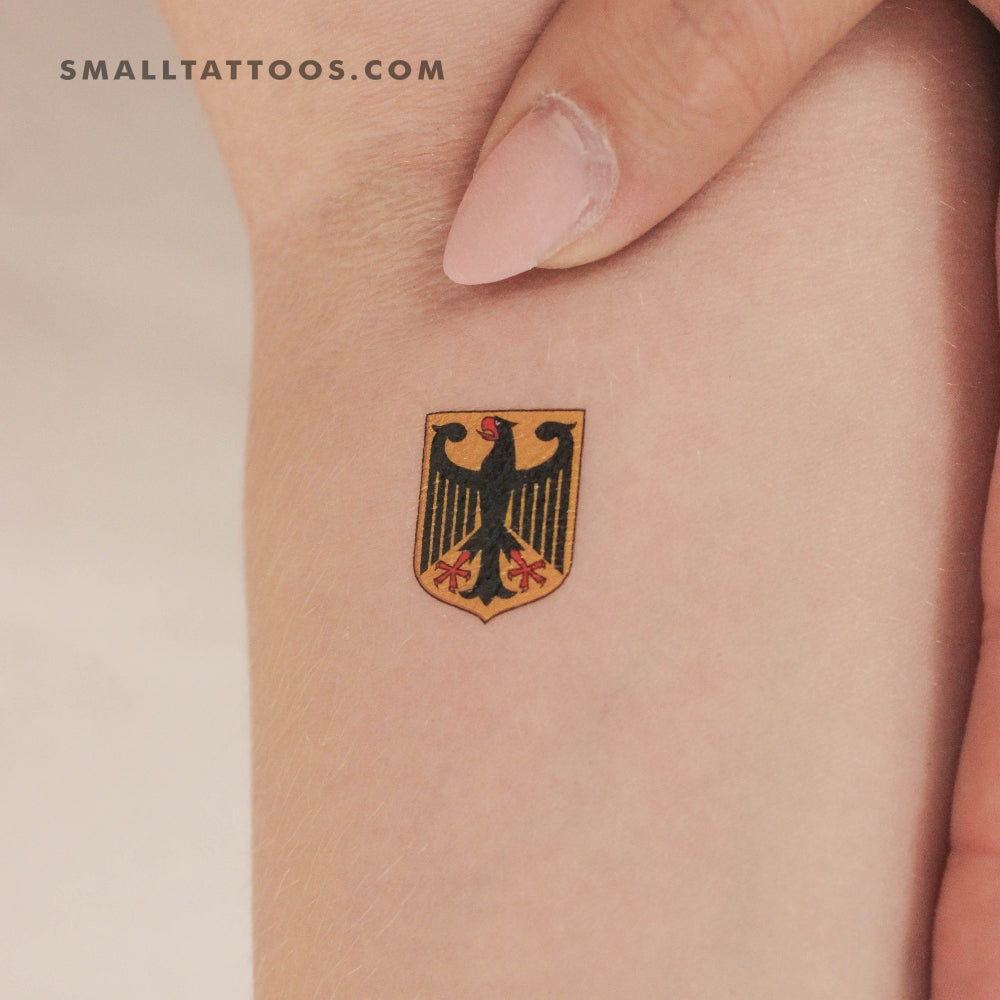 Tatuaje temporal del escudo de armas de Alemania (juego de 3)