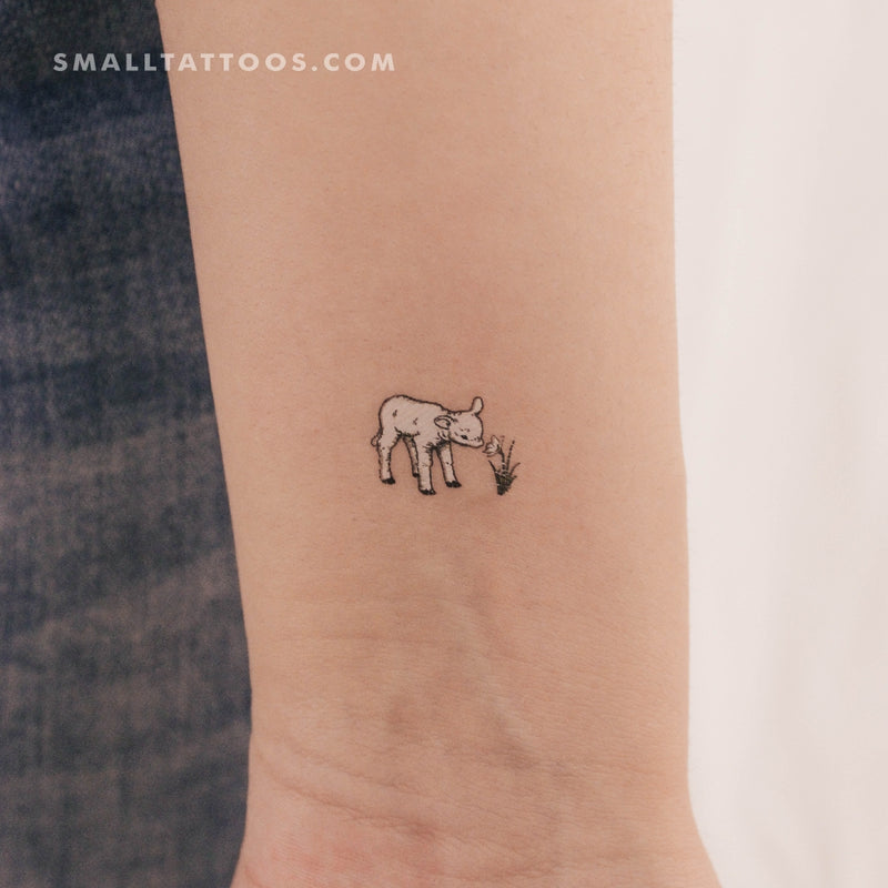 Lamb Temporary Tattoo (Set of 3)