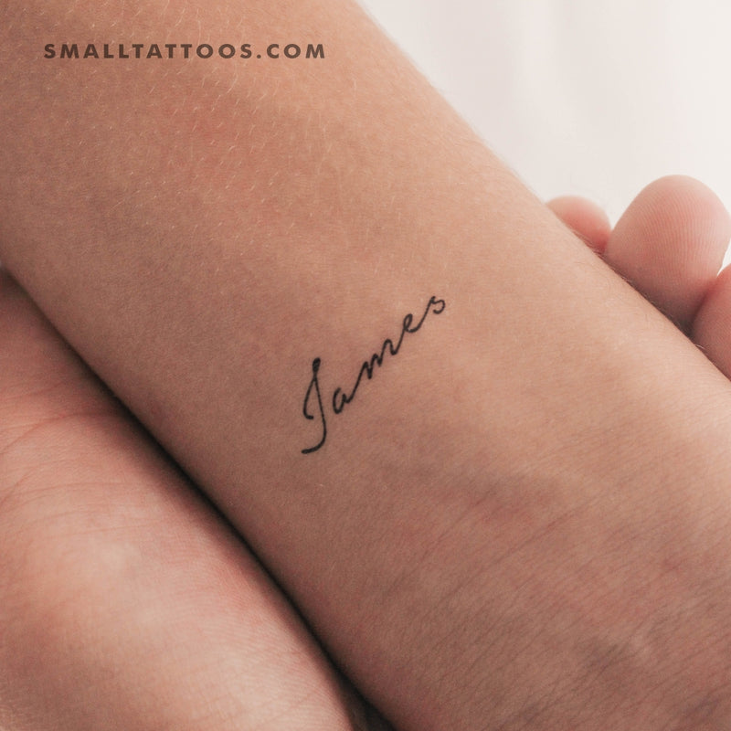 James Temporary Tattoo (Set of 3)