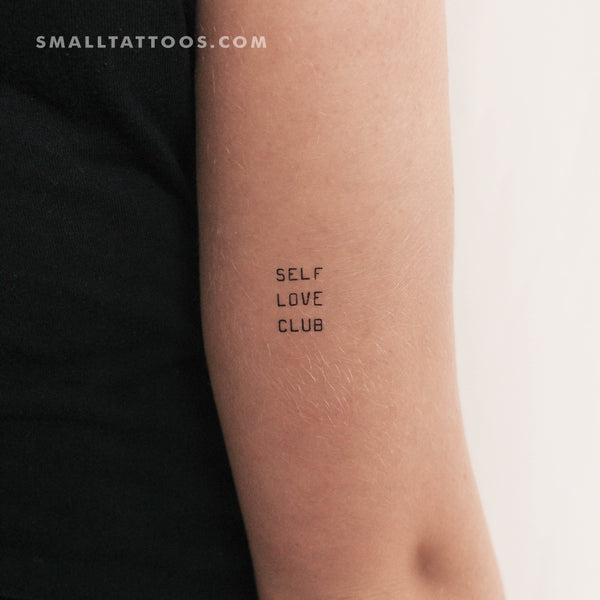 Self Love Club Temporary Tattoo (Set of 3)