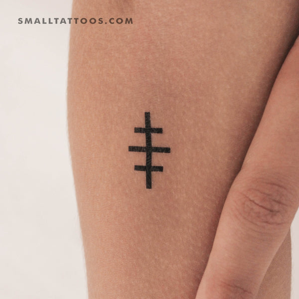 Salem Cross Temporary Tattoo (Set of 3)