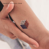 Rubik's Cube Temporary Tattoo - Set of 3