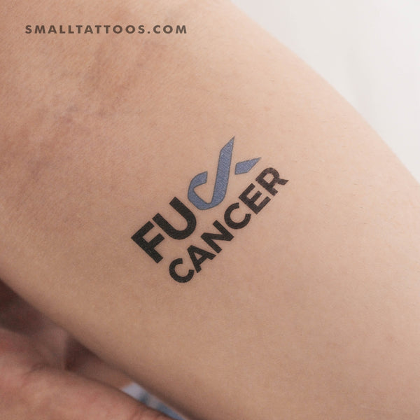 Fuck Prostate Cancer Temporary Tattoo (Set of 3)