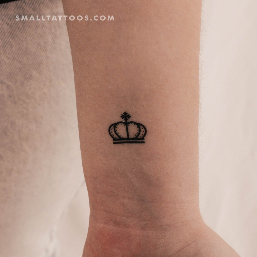 Tatuaje temporal de corona de rey (juego de 3)