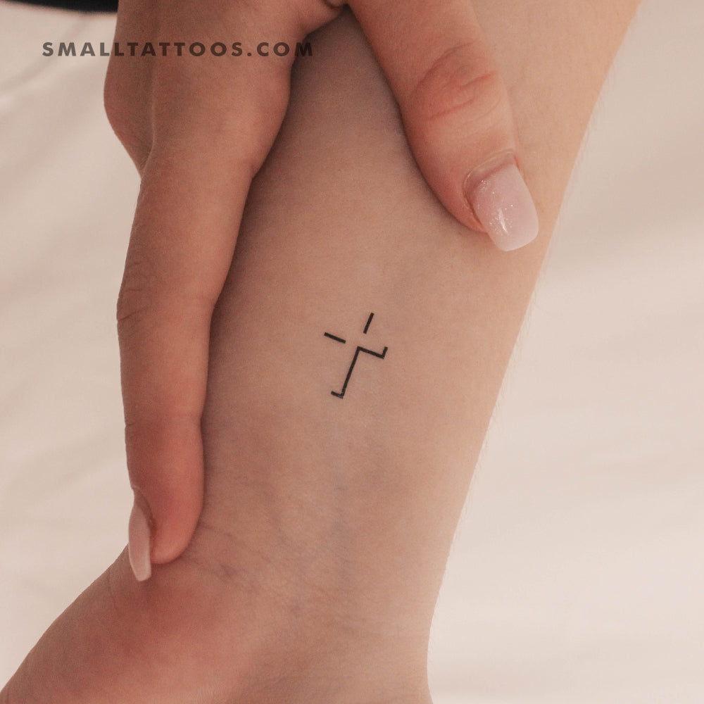 Tatuaje temporal de sombra cruzada (juego de 3)