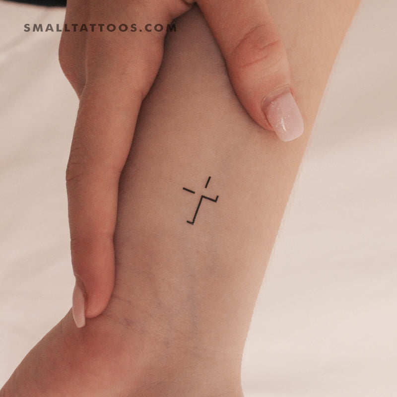 Cross Shadow Temporary Tattoo (Set of 3)