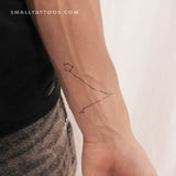 Pisces Constellation Temporary Tattoo (Set of 3)