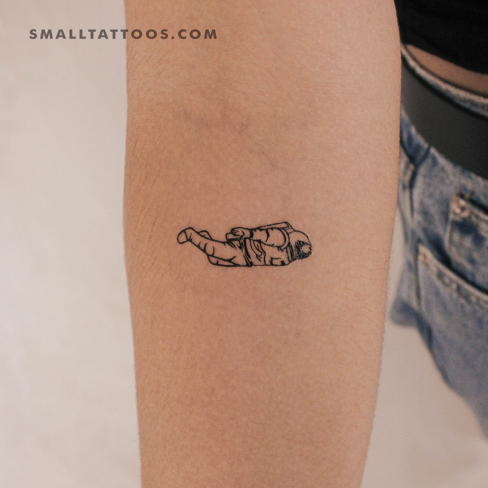 Astronaut Temporary Tattoo (Set of 3)