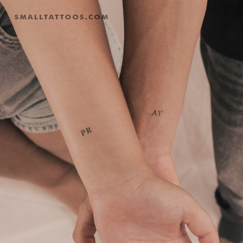 Tatuaje temporal a juego "Pray" (juego de 3)
