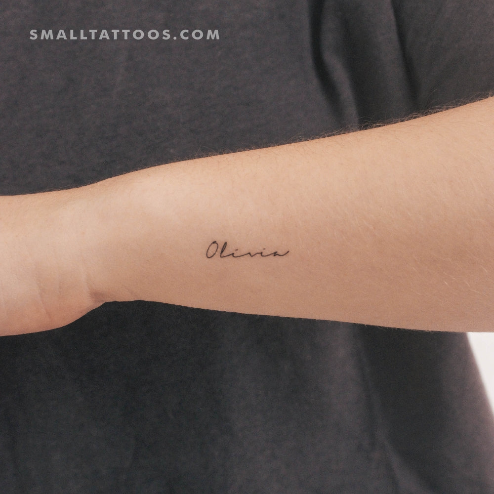 Tatuaje temporal de Olivia (juego de 3)