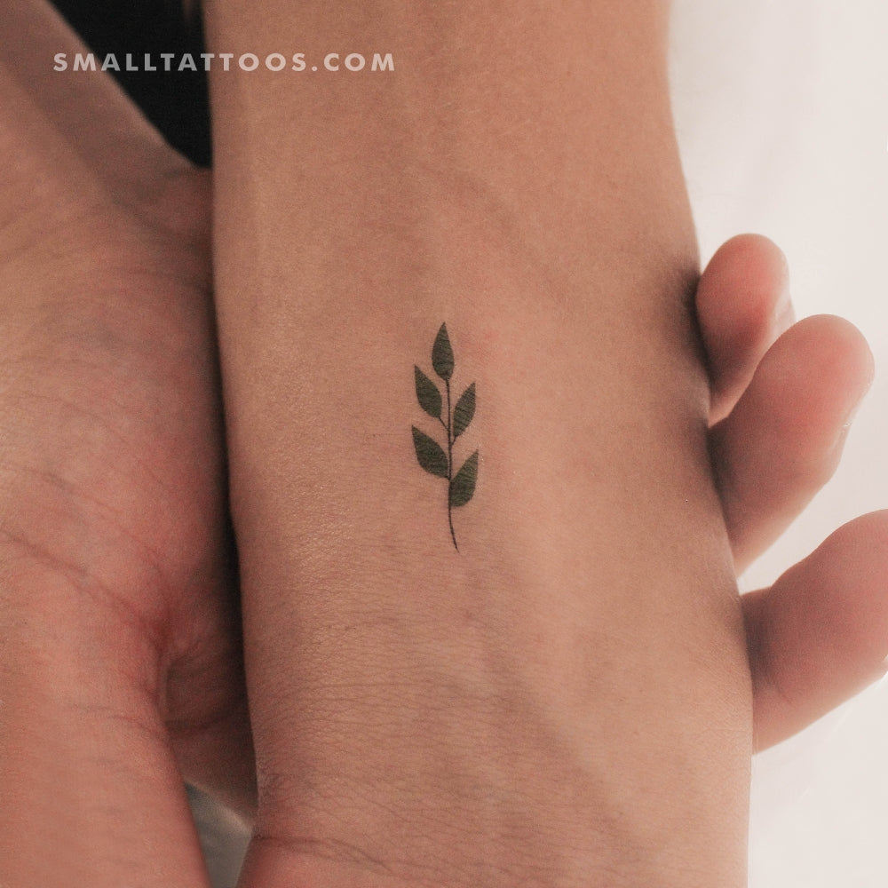 Tatuaje temporal de ramita de Zihee (juego de 3)
