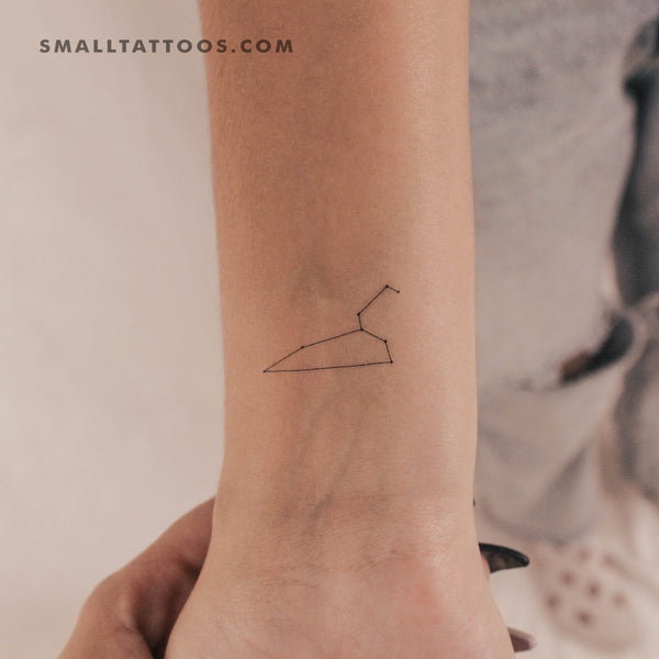 Small Leo Constellation Temporary Tattoo (Set of 3)