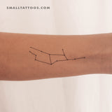 Virgo Constellation Temporary Tattoo (Set of 3)