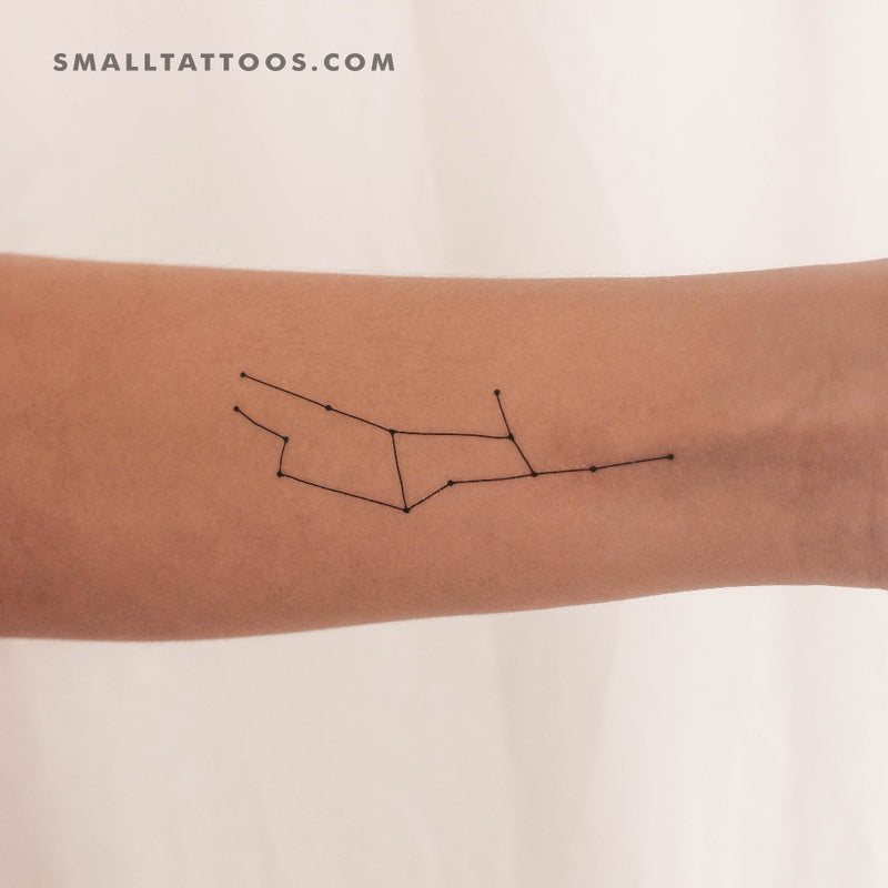 Virgo Constellation Temporary Tattoo (Set of 3)