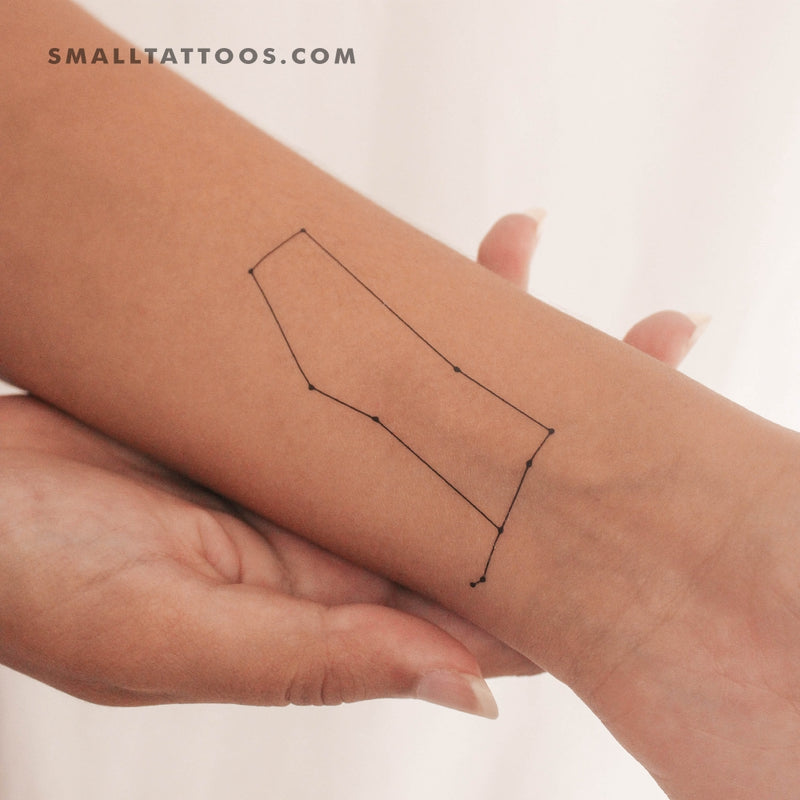 Gemini Constellation Temporary Tattoo (Set of 3)