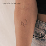 Small Sagittarius Constellation Temporary Tattoo (Set of 3)