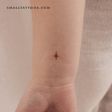 Tiny Yellow Star Temporary Tattoo by Zihee (Set of 3)