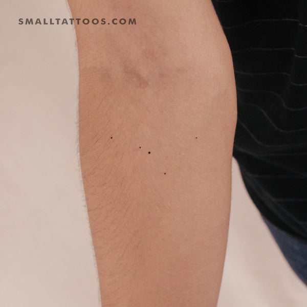 Minimalist Cancer Constellation Temporary Tattoo (Set of 3)