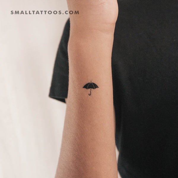 Small Umbrella Temporary Tattoo (Set of 3)