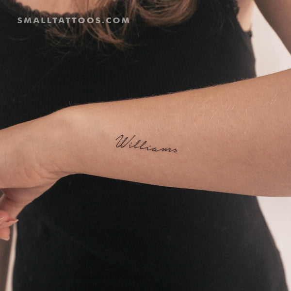 Williams Temporary Tattoo (Set of 3)