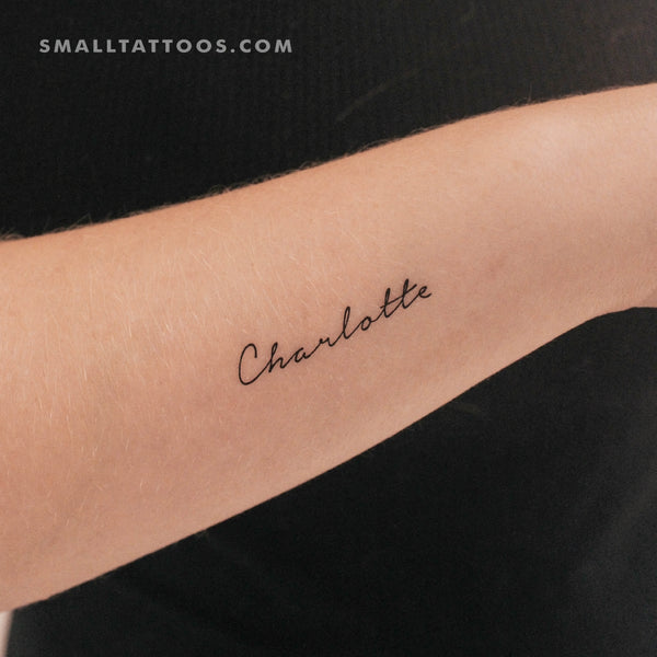 Charlotte Temporary Tattoo (Set of 3)