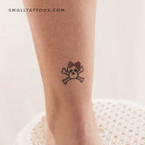 Rihanna's Skull Temporary Tattoo (Set of 3)