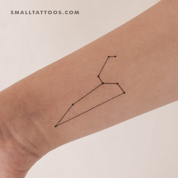 Leo Constellation Temporary Tattoo (Set of 3)