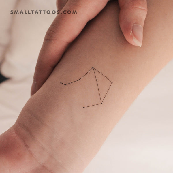 Small Libra Constellation Temporary Tattoo (Set of 3)