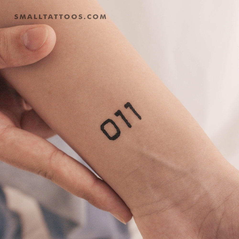 011 Tatuaje temporal (juego de 3)