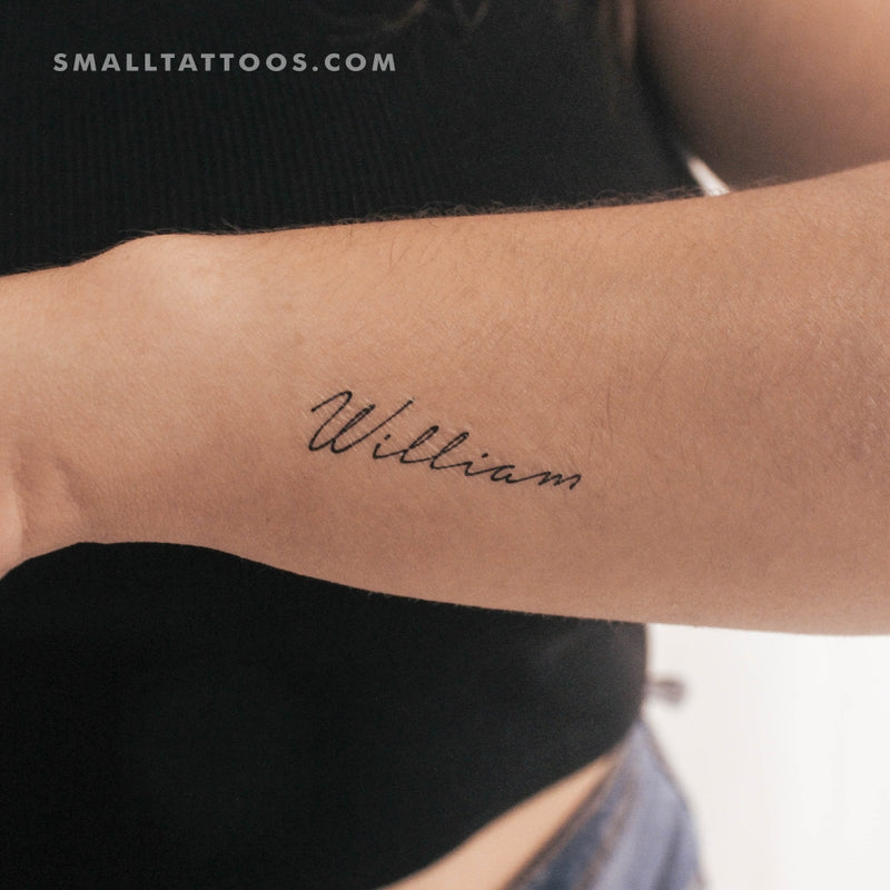 William Temporary Tattoo (Set of 3)