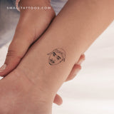 Tupac Temporary Tattoo (Set of 3)