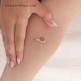 Color Fried Egg Temporary Tattoo (Set of 3)