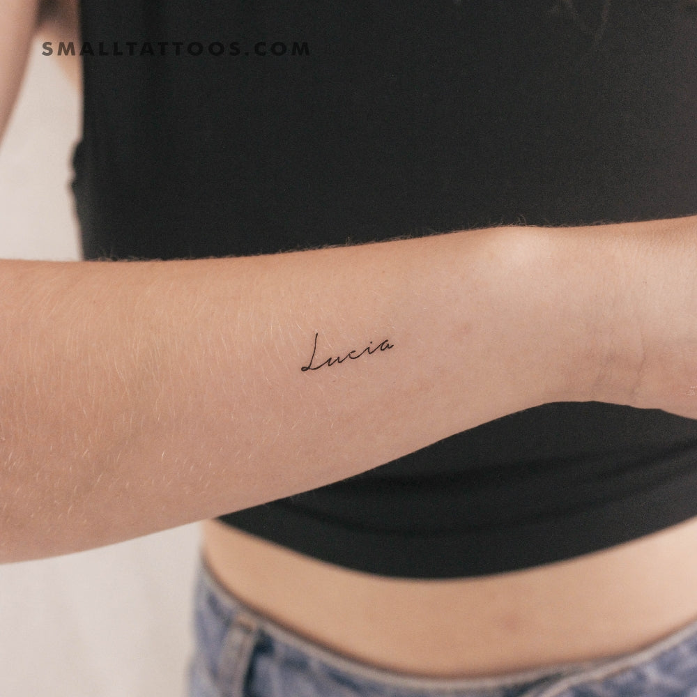 Tatuaje temporal de Lucía (juego de 3)