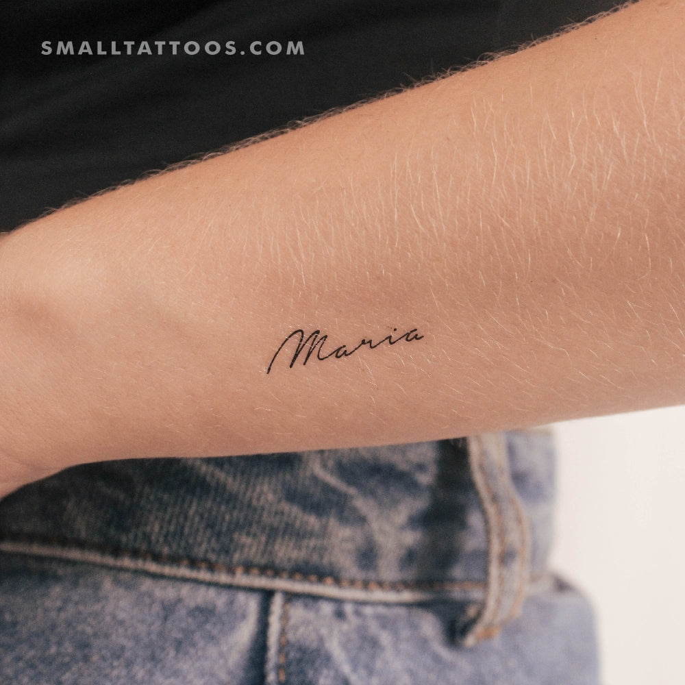 Tatuaje temporal de María (juego de 3)