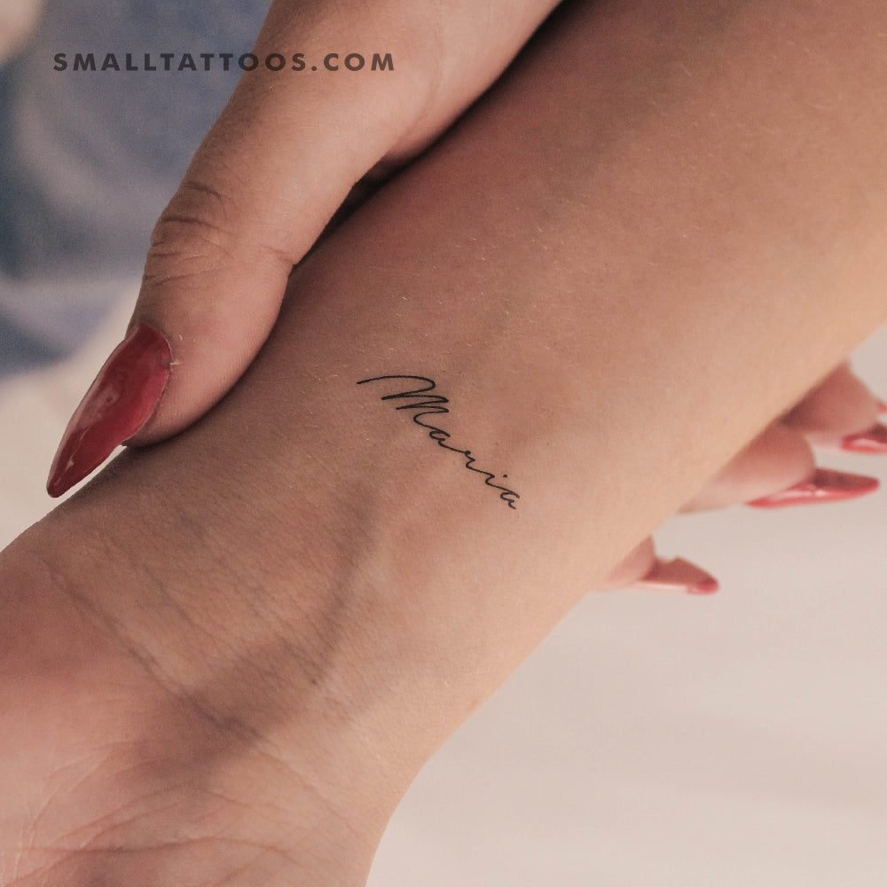 Tatuaje temporal de María (juego de 3)