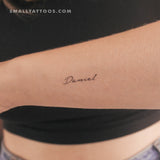 Daniel Temporary Tattoo (Set of 3)