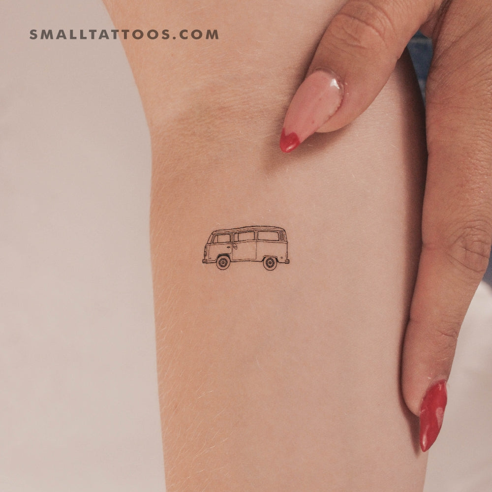 Tatuaje temporal de furgoneta Volkswagen T2 (juego de 3)