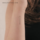 Spoon Temporary Tattoo (Set of 3)