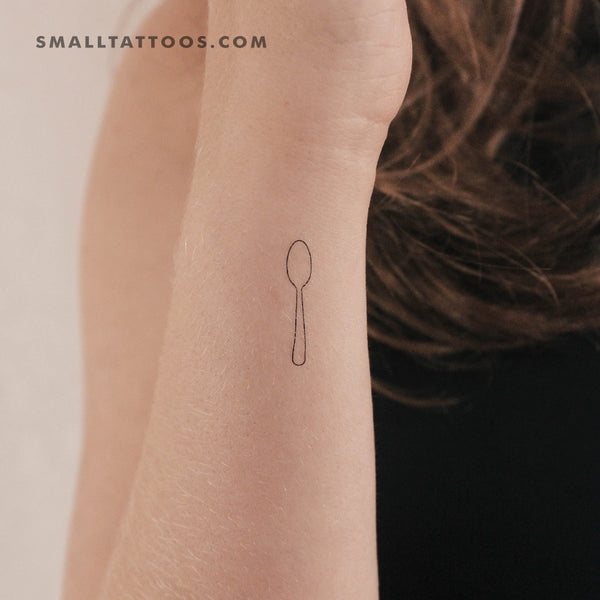 Spoon Temporary Tattoo (Set of 3)