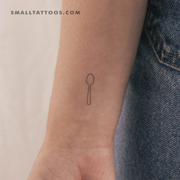 Spoon Temporary Tattoo (Set of 3)