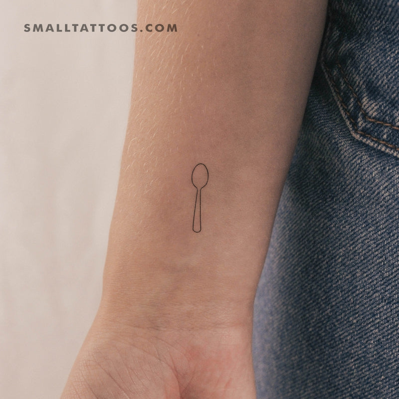 Spoon Temporary Tattoo (Set of 3)