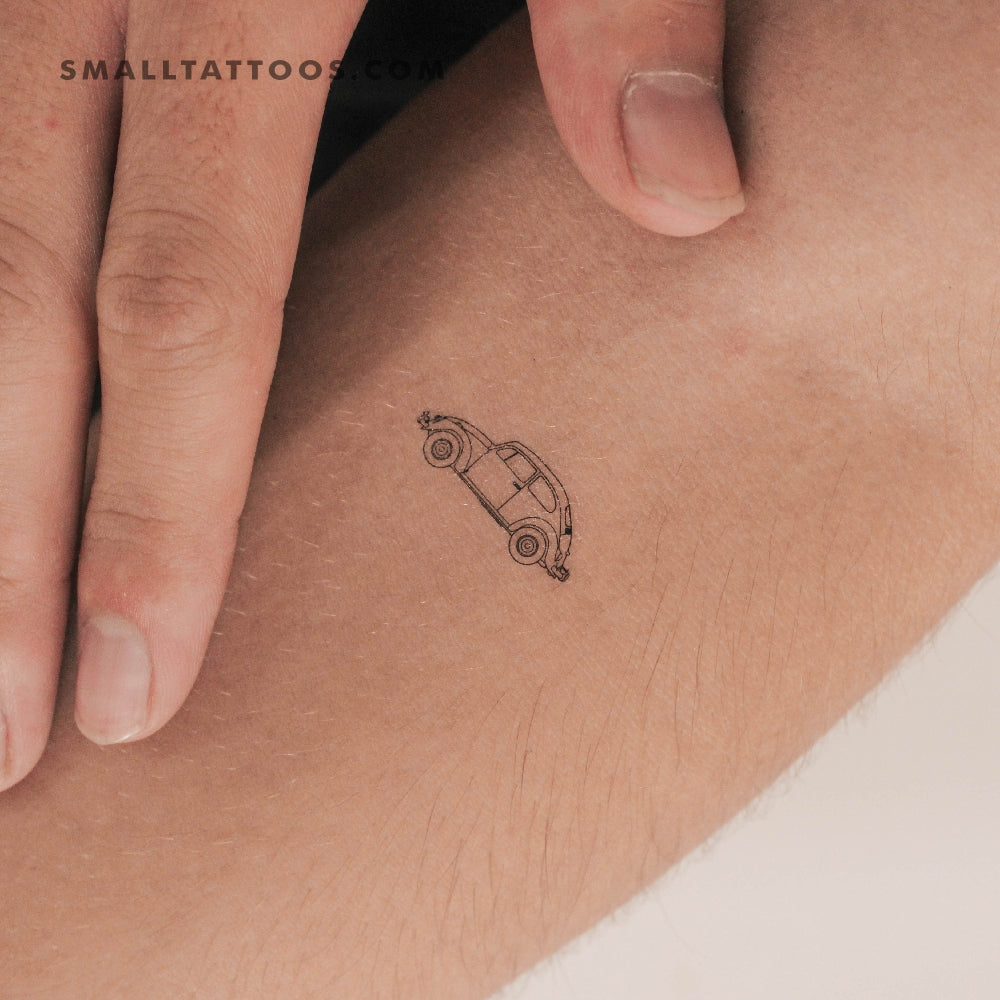 Tatuaje temporal del Volkswagen Beetle Tipo 1 (juego de 3)