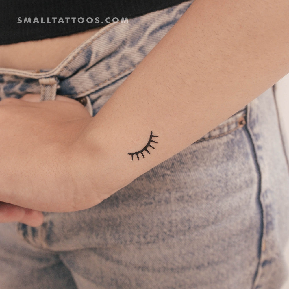 Tatuaje temporal de pestañas (juego de 3)