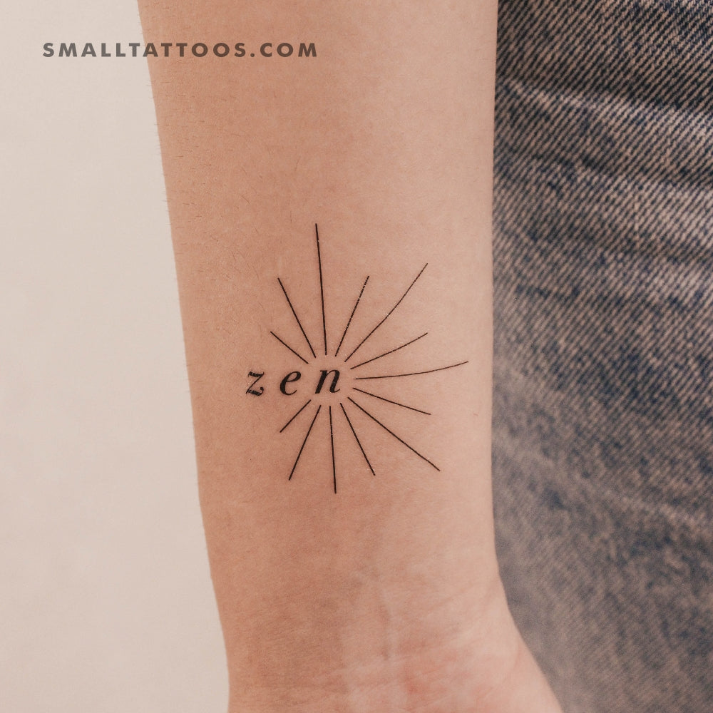 Tatuaje temporal Zen de 1991.ink (juego de 3)