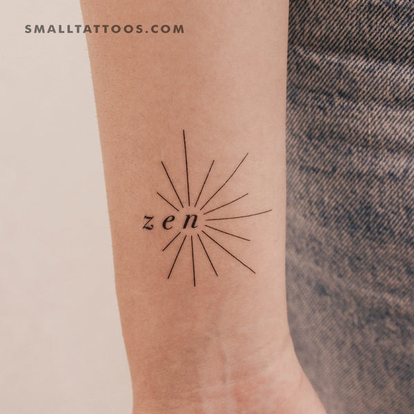 Zen Temporary Tattoo by 1991.ink (Set of 3)